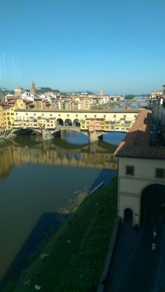 My son's photo in Florence Italy.