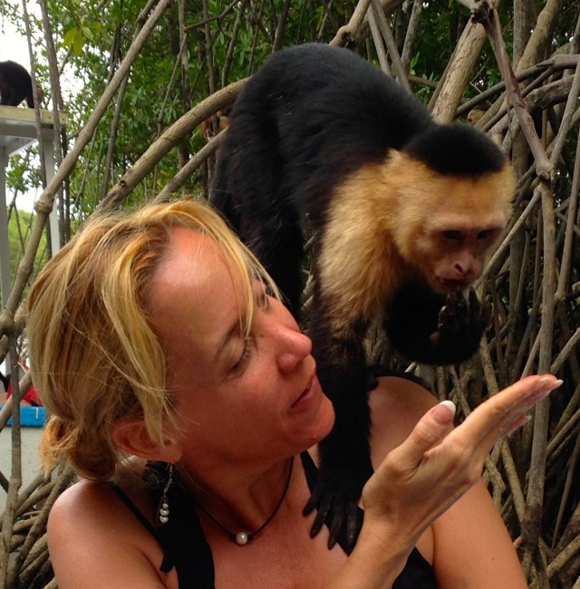 Monkey on my head.